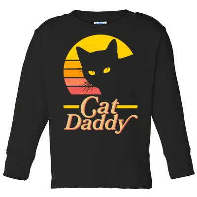 Vintage Cat Daddy Toddler Long Sleeve Shirt