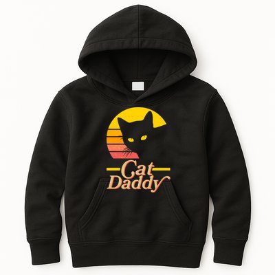 Vintage Cat Daddy Kids Hoodie