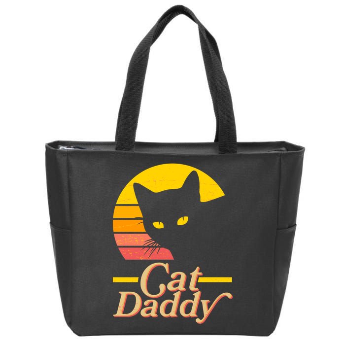 Vintage Cat Daddy Zip Tote Bag