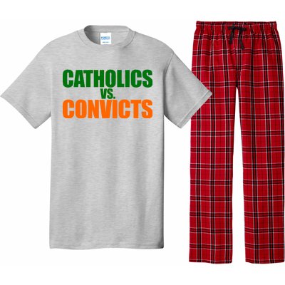 Vintage Catholics Vs. Convicts 1988 Classic Pajama Set