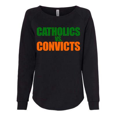 Vintage Catholics Vs. Convicts 1988 Classic Womens California Wash Sweatshirt