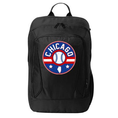 Vintage Chicago Baseball Emblem City Backpack