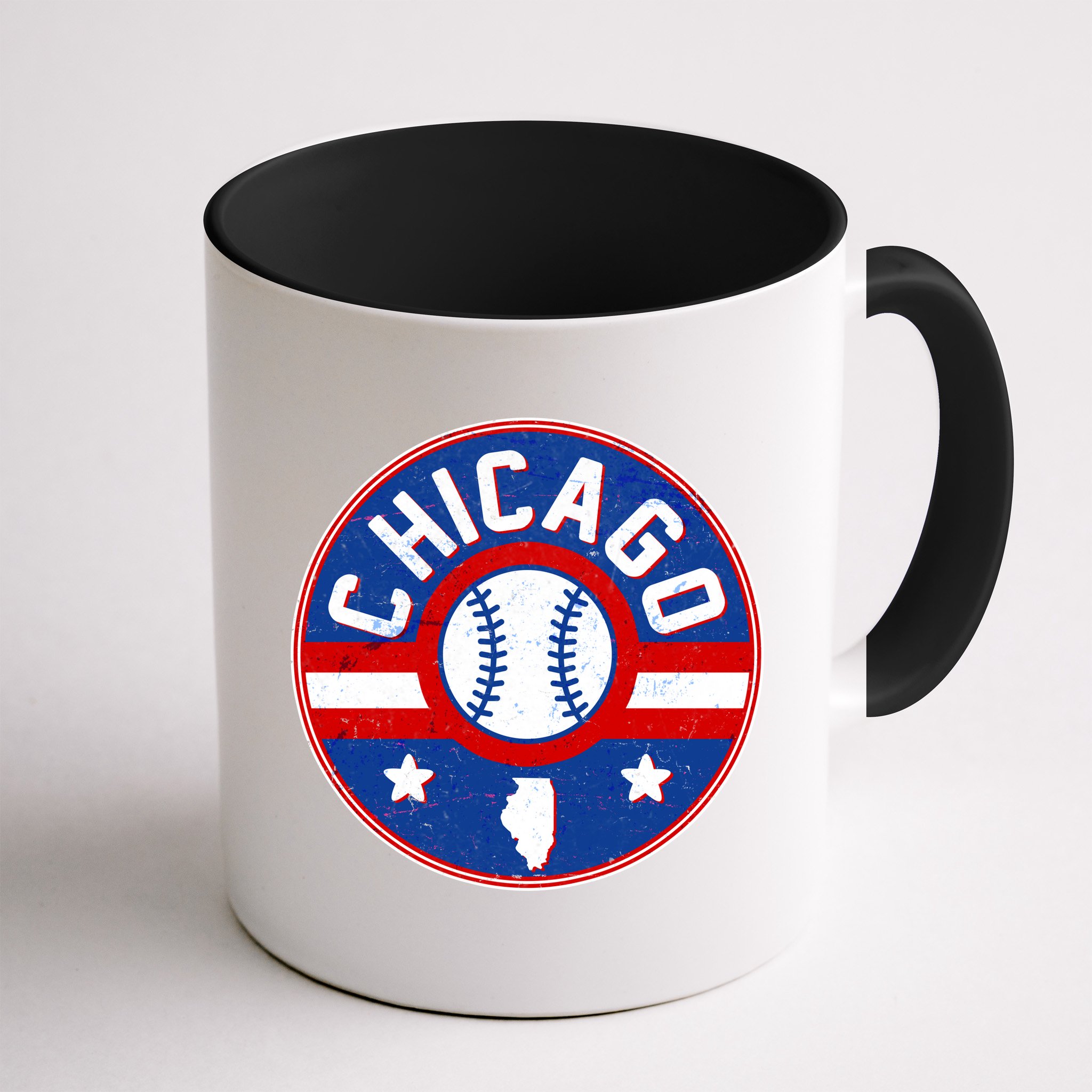 Vintage Chicago Baseball Emblem Mug