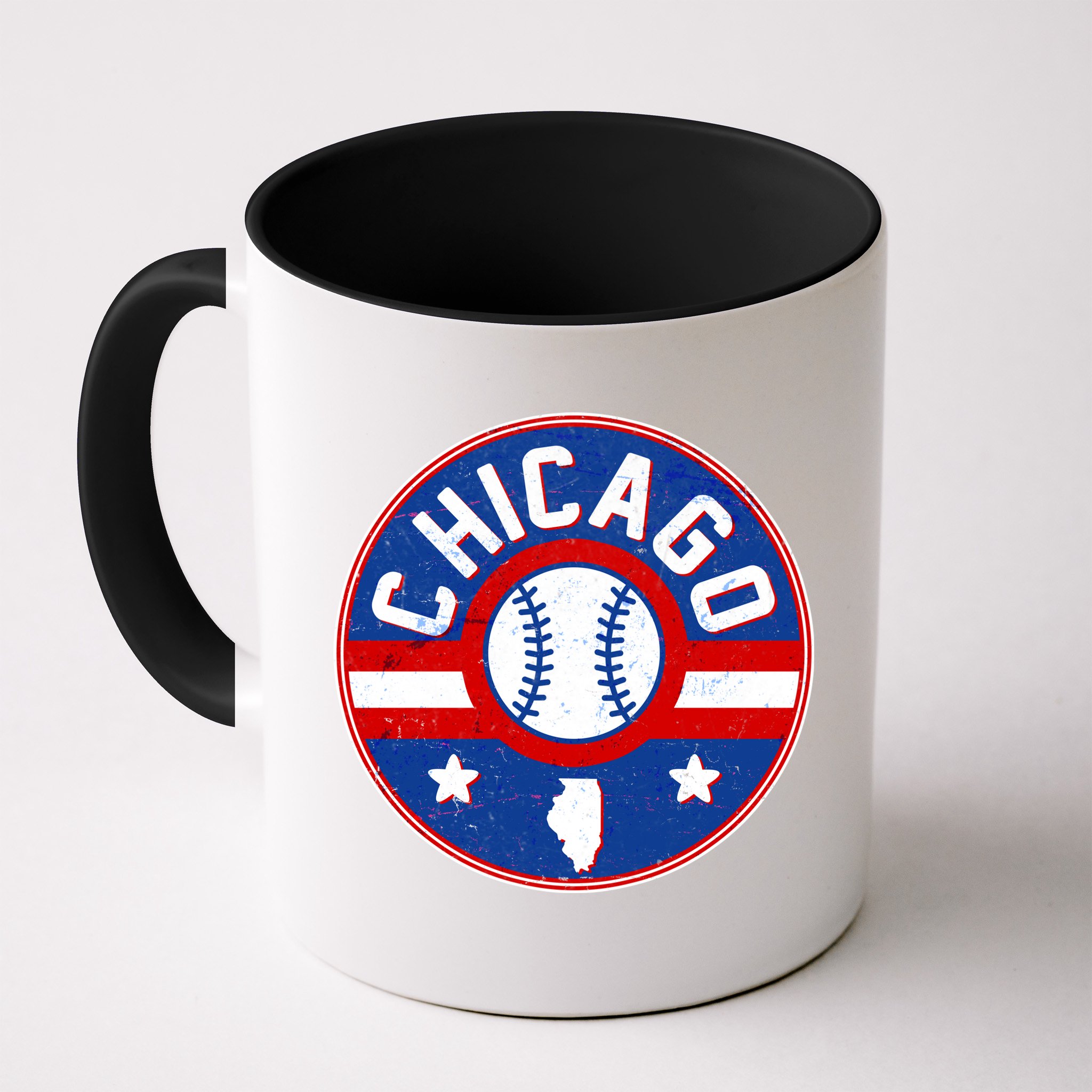 Vintage Chicago Baseball Emblem Mug