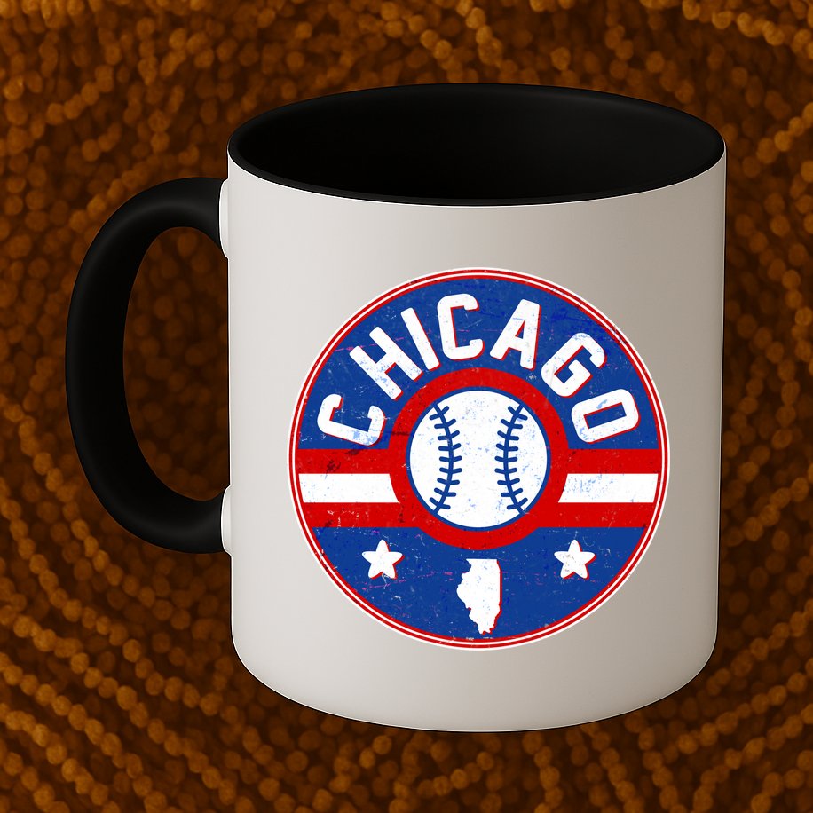 Vintage Chicago Baseball Emblem Mug