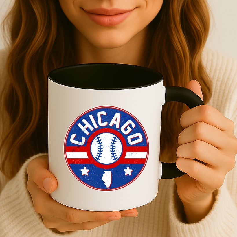 Vintage Chicago Baseball Emblem Mug