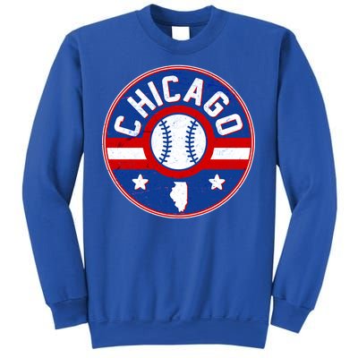 Vintage Chicago Baseball Emblem Sweatshirt