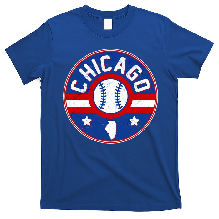 Vintage Chicago Baseball Emblem T-Shirt