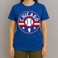 Vintage Chicago Baseball Emblem T-Shirt