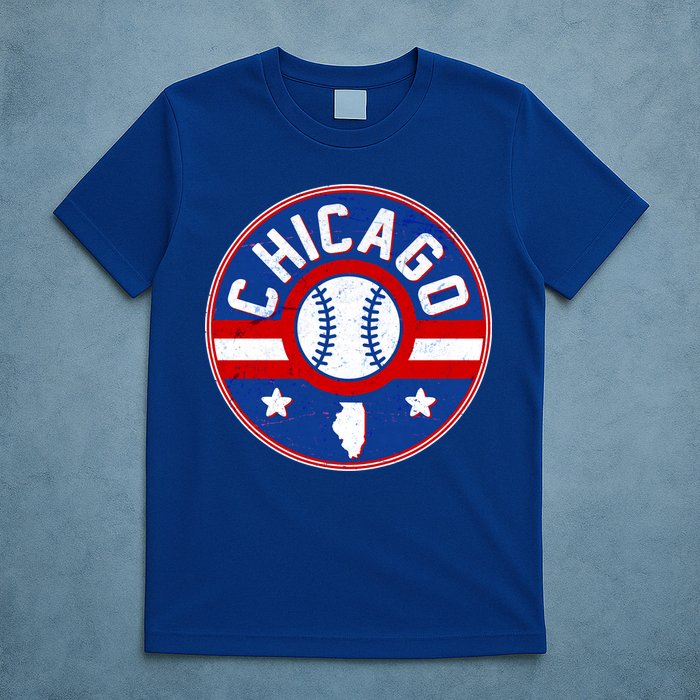 Vintage Chicago Baseball Emblem T-Shirt