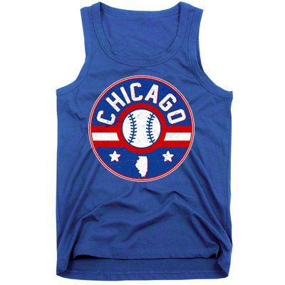 Vintage Chicago Baseball Emblem Tank Top