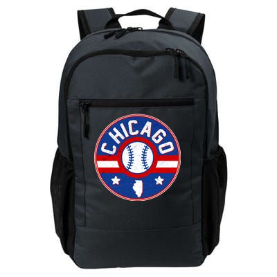 Vintage Chicago Baseball Emblem Daily Commute Backpack