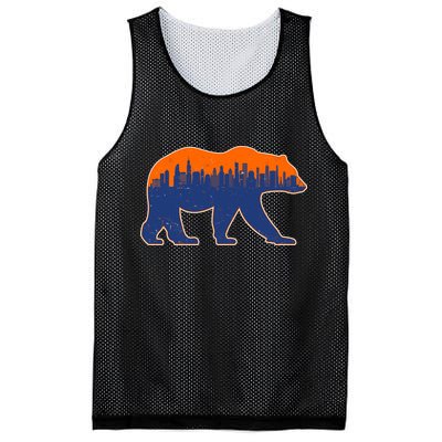 Vintage Chicago Illinois Skyline Bears Football Mesh Reversible Basketball Jersey Tank