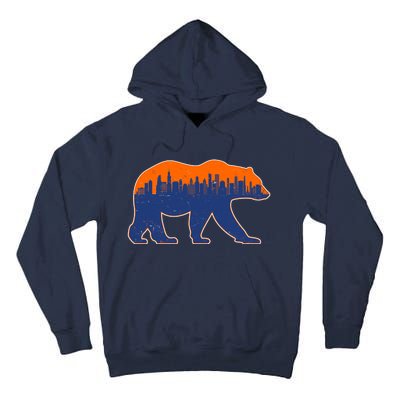 Vintage Chicago Illinois Skyline Bears Football Tall Hoodie