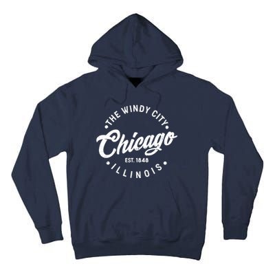 Vintage Chicago The Windy City Illinois EST 1848 Tall Hoodie