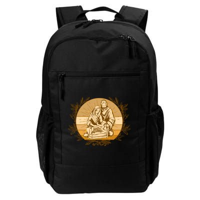 Vintage Christmas Nativity Scene Backpack