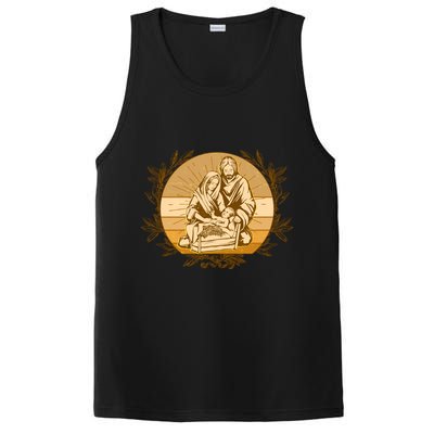 Vintage Christmas Nativity Scene PosiCharge Competitor Tank
