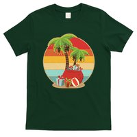 Vintage Christmas Palm Tree and Presents Christmas In July T-Shirt