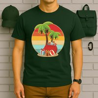 Vintage Christmas Palm Tree and Presents Christmas In July T-Shirt