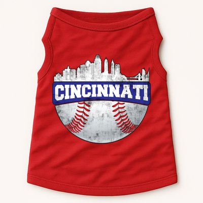 Vintage Cincinnati Ohio Baseball City Doggie Tank