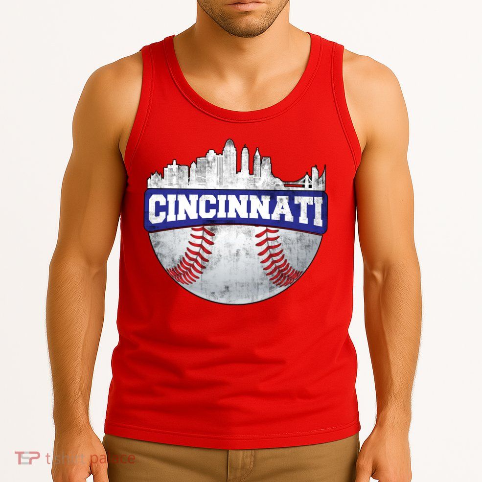 Vintage Cincinnati Ohio Baseball City Tank Top