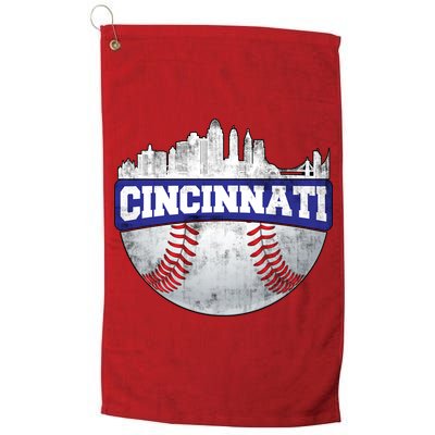 Vintage Cincinnati Ohio Baseball City Golf Towel