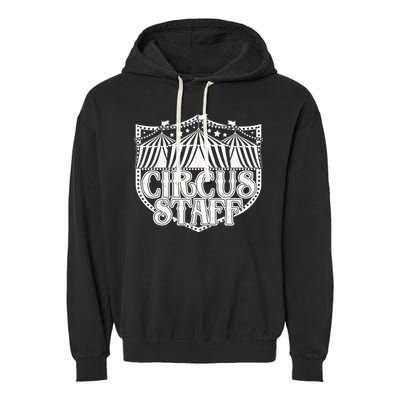 Vintage Circus Staff  Garment-Dyed Fleece Hoodie