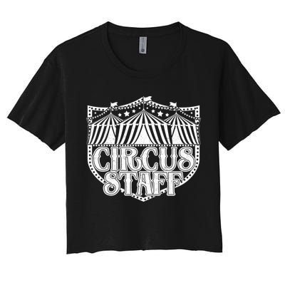 Vintage Circus Staff  Crop Top