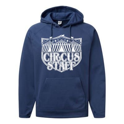 Vintage Circus Staff  Performance Fleece Hoodie