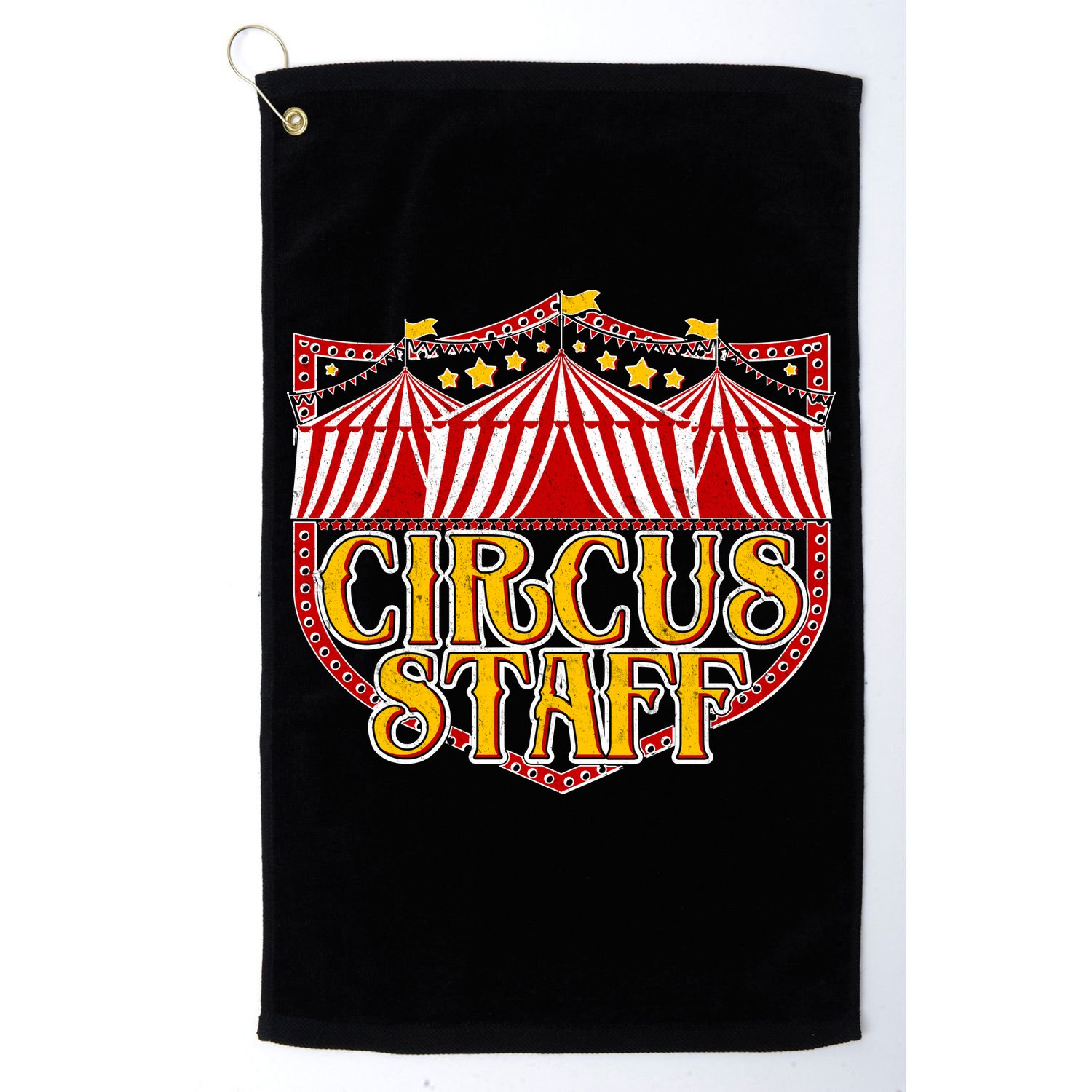 Vintage Circus Staff Carnival Golf Towel