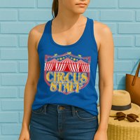 Vintage Circus Staff Carnival Womens Tank Top