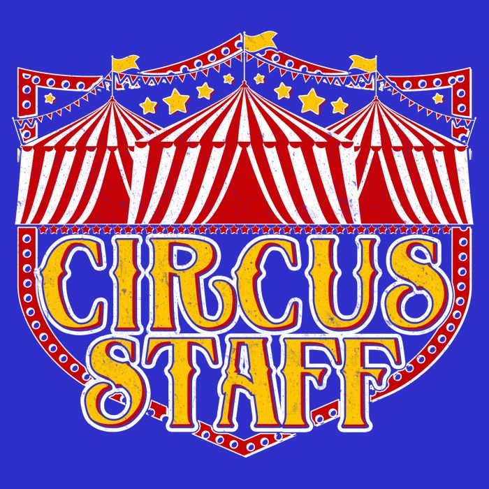 Vintage Circus Staff Carnival Womens Tank Top