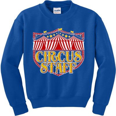 Vintage Circus Staff Carnival Kids Sweatshirt