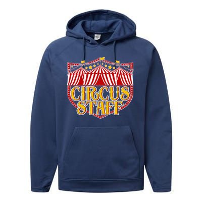 Vintage Circus Staff Carnival Performance Fleece Hoodie