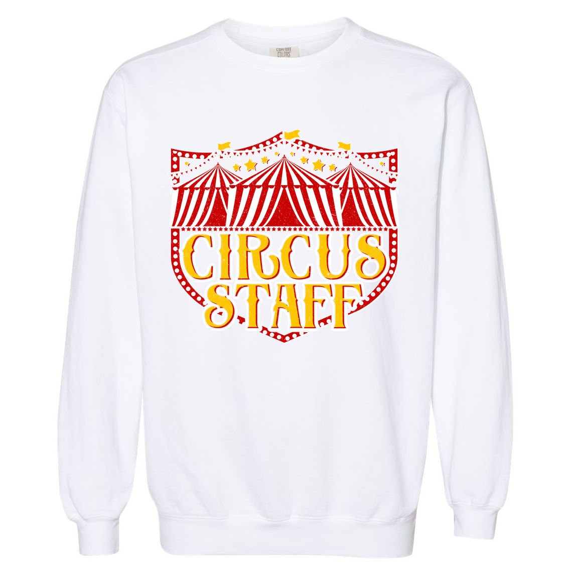 Vintage Circus Staff Carnival Garment-Dyed Sweatshirt