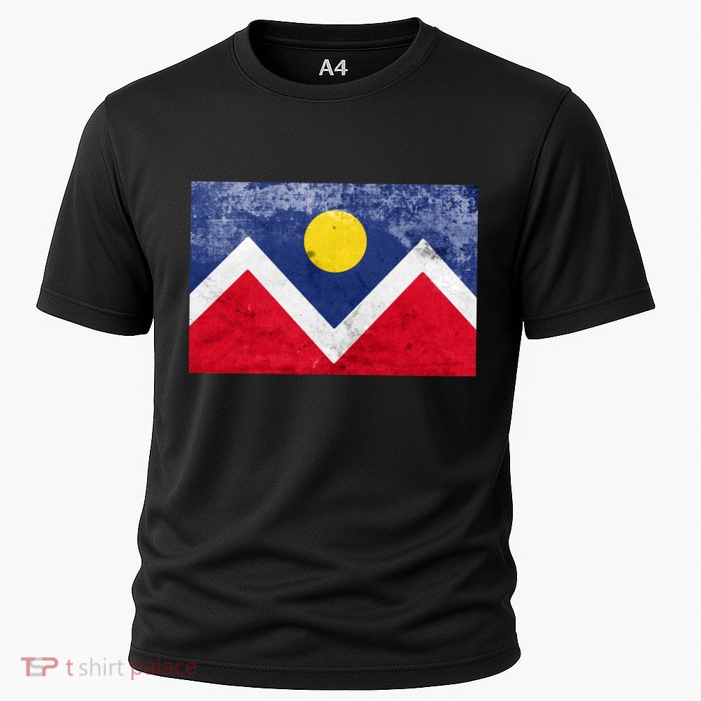 Vintage City Of Denver Colorado Flag Performance Shirt