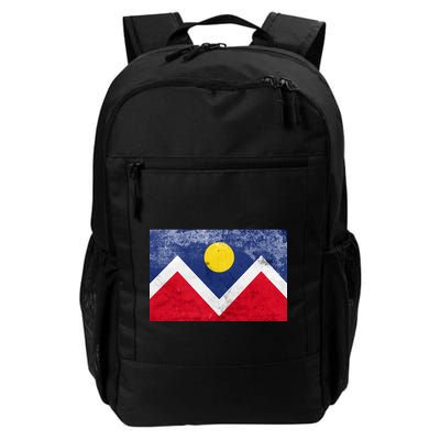Vintage City Of Denver Colorado Flag Backpack
