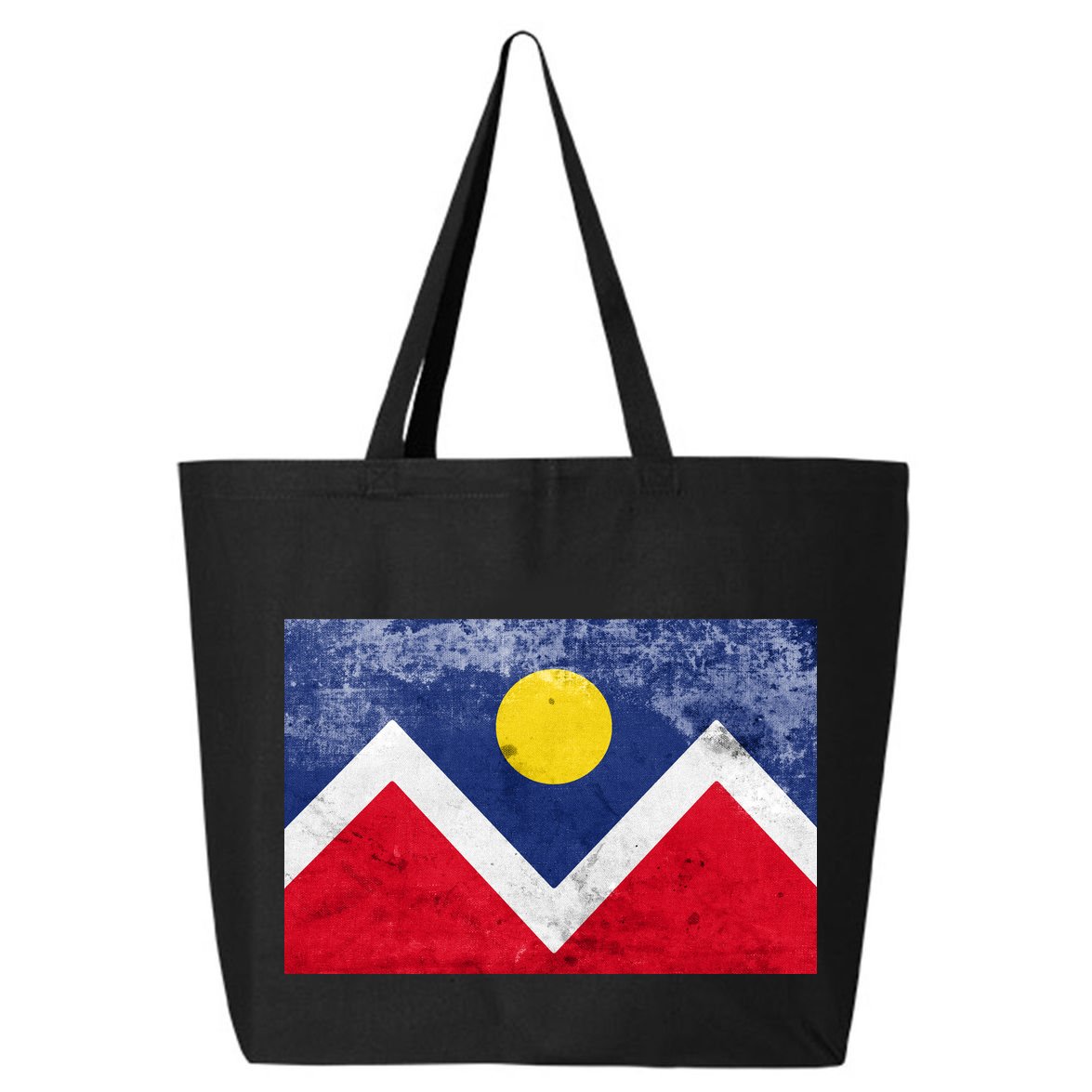 Vintage City Of Denver Colorado Flag 25L Jumbo Tote