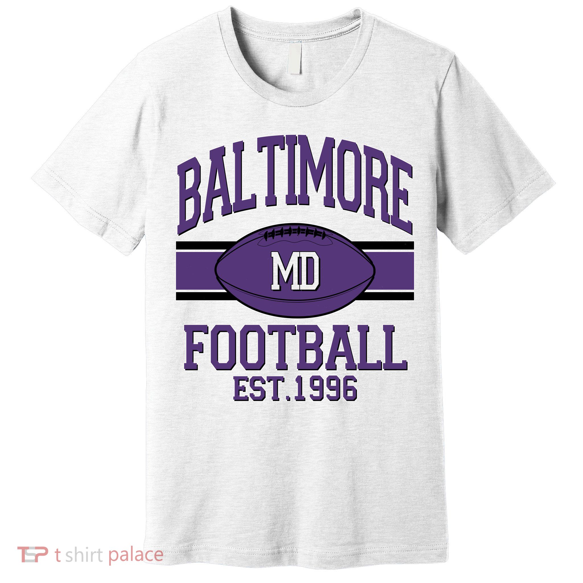 Vintage Classic Baltimore Maryland Ravens Football EST1996 Premium T-Shirt