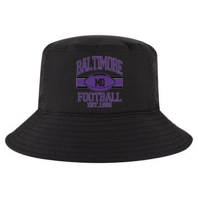 Vintage Classic Baltimore Maryland Ravens Football EST1996 Cool Comfort Performance Bucket Hat