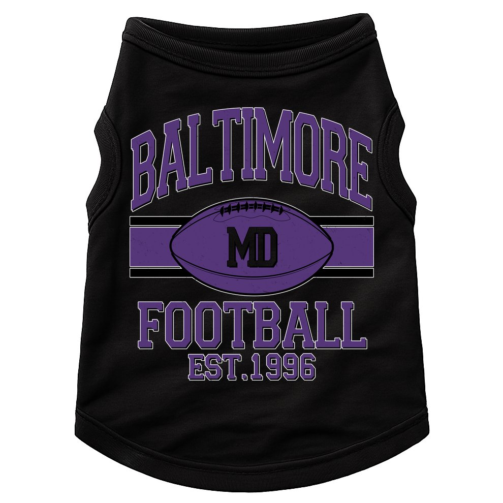 Vintage Classic Baltimore Maryland Ravens Football EST1996 Doggie Tank