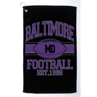 Vintage Classic Baltimore Maryland Ravens Football EST1996 Golf Towel