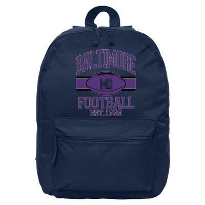 Vintage Classic Baltimore Maryland Ravens Football EST1996 16 in Basic Backpack