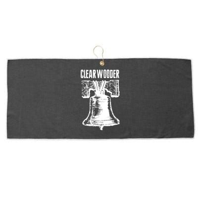 Vintage Clearwooder Bell Clearwater Philly Baseball  Large Microfiber Waffle Golf Towel