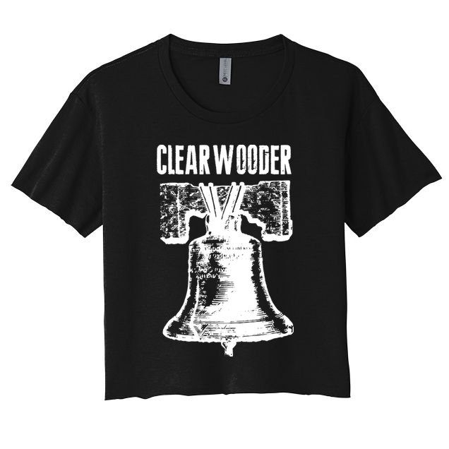 Vintage Clearwooder Bell Clearwater Philly Baseball  Crop Top