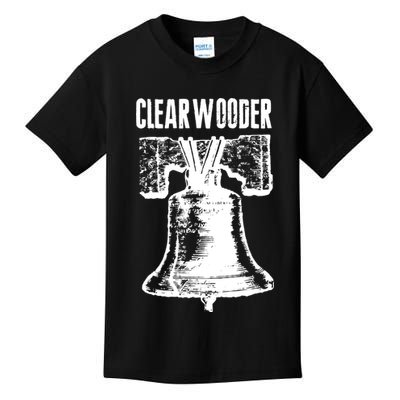 Vintage Clearwooder Bell Clearwater Philly Baseball  Kids T-Shirt