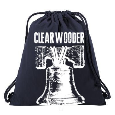 Vintage Clearwooder Bell Clearwater Philly Baseball  Drawstring Bag