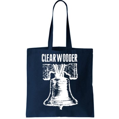 Vintage Clearwooder Bell Clearwater Philly Baseball  Tote Bag