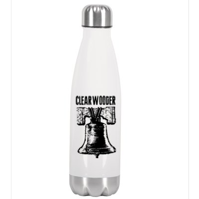 Vintage Clearwooder Bell Clearwater Philly Baseball  Stainless Steel Insulated Water Bottle