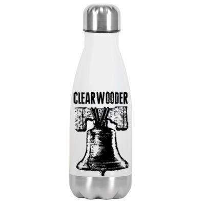 Vintage Clearwooder Bell Clearwater Philly Baseball  Stainless Steel Insulated Water Bottle